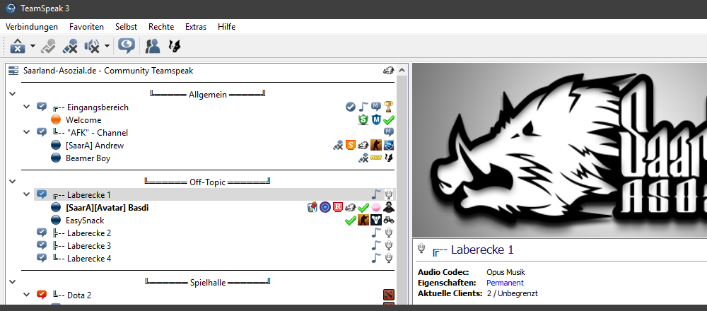 Join our Teamspeak 3 Server